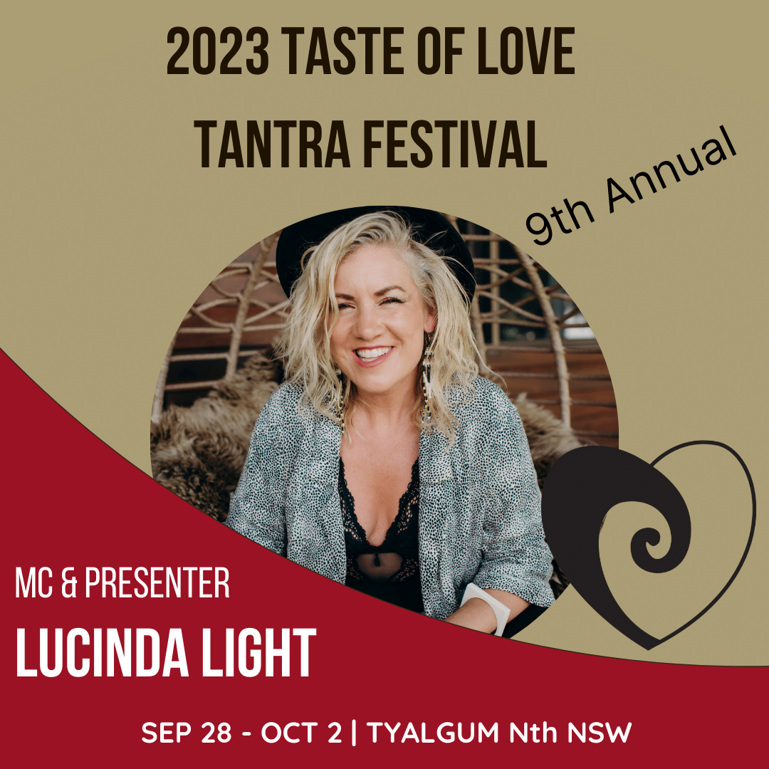 Tantra Festival Mc and Presenter Lucinda Light